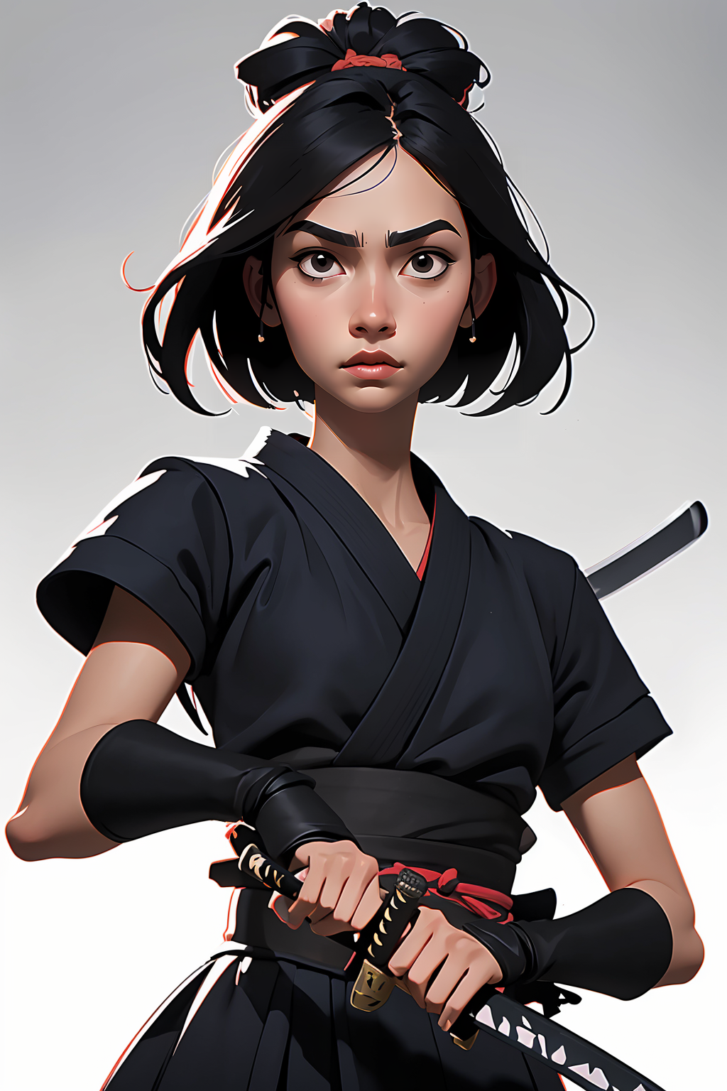 00008-3986604929-(best quality, masterpiece), 1girl, katana, samurai, looking at viewer,.png